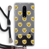 Leeuwenkoppen: OnePlus 8 Transparant Hoesje met koord