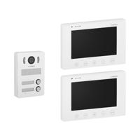 Intercom met camera - 2 monitoren - 17.8 cm scherm Intercom met camera - 2 monitoren - 17.8 cm scherm