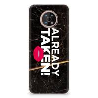 Nokia G50 | Siliconen hoesje | met naam Already Taken Black