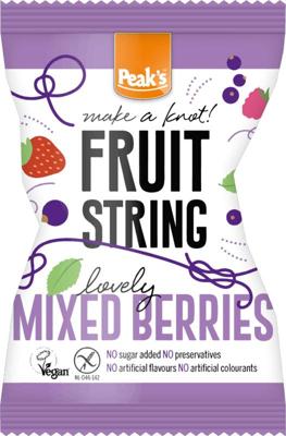 Peak's Fruit string mixed berries glutenvrij