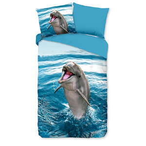 Dekbedovertrek Katoen - Dolphin Jump Kids - Dekbed-Discounter.nl