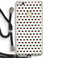 Hartjes: Huawei Ascend P10 Lite Transparant Hoesje met koord