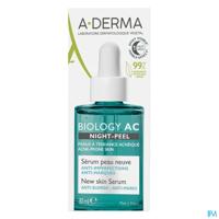 A-Derma Biology Ac Night Peel Serum 30ml