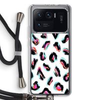 Cheetah color: Xiaomi Mi 11 Ultra Transparant Hoesje met koord