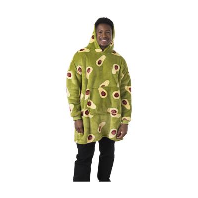 Oversized hoodie avocado - one size - polyester