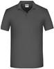 James & Nicholson JN874 Men´s Bio Workwear Polo - Carbon - 4XL - thumbnail