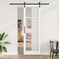 Schuifdeur ORKDAL Wit 78 x 232 cm Massief grenenhout