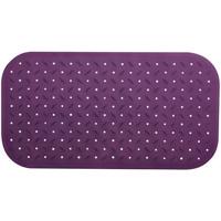 MSV Douche|bad anti-slip mat badkamer - rubber - paars - 36 x 65 cm