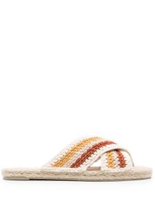 Castañer espadrilles en crochet - Blanc