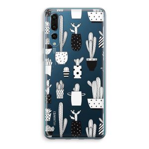 Cactusmotief: Huawei P20 Pro Transparant Hoesje