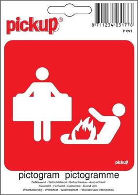 Pictogram 10 x 10 cm - Pickup