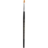 Creativ Company Gold line penselen, plat, afm 4, l: 18,5 cm, b: 2 mm, 12 stuk/ 1 doos