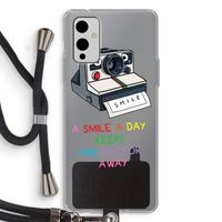 Smile: OnePlus 9 Transparant Hoesje met koord