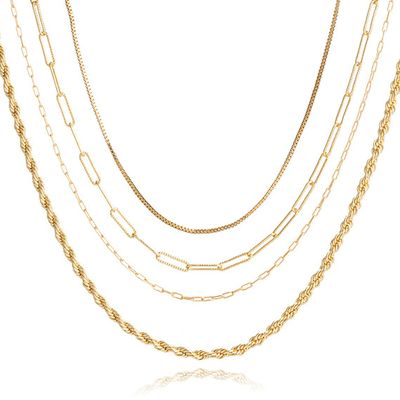 Multilayer Ketting Fancy LGT JWLS - 4 lagen