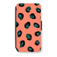 Pink Cheetah: iPhone 7 Plus Flip Hoesje