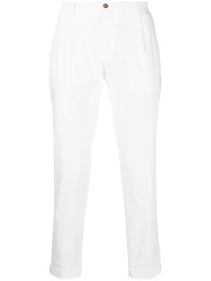 Briglia 1949 pantalon de costume en coton - Blanc