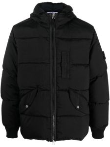 Stone Island doudoune à fermeture zippée - Noir