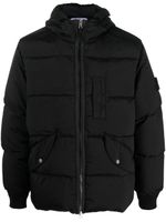 Stone Island doudoune à fermeture zippée - Noir