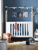 Baby-bedje COCONUT te veranderen in slaapbank wit