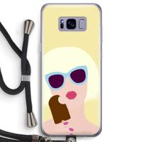 Ice cream: Samsung Galaxy S8 Transparant Hoesje met koord