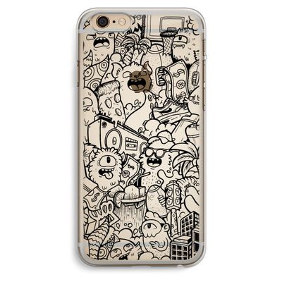 Vexx Black City : iPhone 6 Plus / 6S Plus Transparant Hoesje