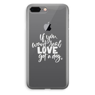 Partner in crime: iPhone 8 Plus Transparant Hoesje