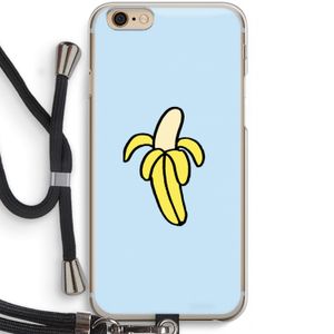 Banana: iPhone 6 / 6S Transparant Hoesje met koord
