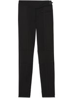 Burberry pantalon droit en jersey stretch - Noir