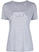 DKNY t-shirt Foundation à logo embossé - Gris