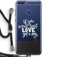Partner in crime: Huawei P Smart (2018) Transparant Hoesje met koord