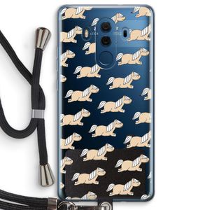 Ponys: Huawei Mate 10 Pro Transparant Hoesje met koord