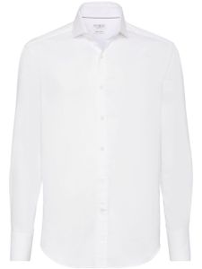 Brunello Cucinelli chemise à manches longues - Blanc