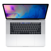 Apple Macbook Pro (2018) 15" - i7-8750H - 16GB RAM - 256GB SSD - 15 inch - Touch Bar - Thunderbolt (x4) - Silver - thumbnail
