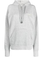 ISABEL MARANT hoodie Scott à logo brodé - Gris