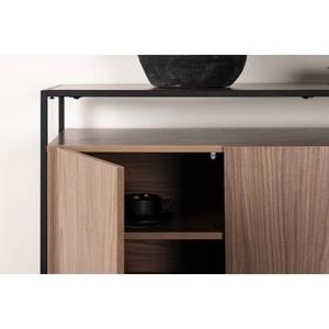 Fjôrd - Dressoir Donkerbruin 120cm - MDF - Kingsport