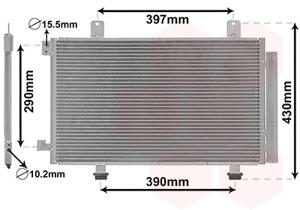 Van Wezel Airco condensor 52005090