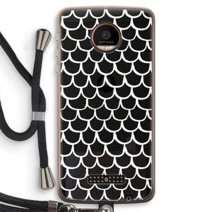 Dakpannetjes: Motorola Moto Z Force Transparant Hoesje met koord