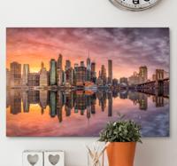 Canvas schilderij landen en steden New york stad