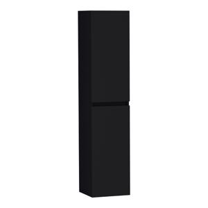 BRAUER Solution Badkamerkast - 160x35x35cm - 2 greeploze links- rechtsdraaiende deur - MDF - mat zwart 7812