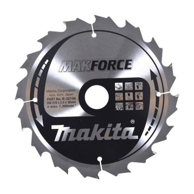 Makita Zaagblad | Hout | 210x30x2,4 | 16T | 20 Graden - B-32150