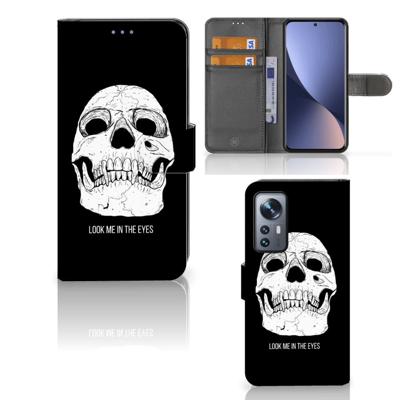 Telefoonhoesje met Naam Xiaomi 12 | 12X Skull Eyes Telefoonhoesje met Naam Xiaomi 12 | 12X Skull Eyes