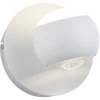 LED Wandlamp - Musterring Cannon - 1 Lichtpunt van 5 Watt - Dimbaar - Aanpasbare Lichtkleur - Draaibaar - Geheugenfunctie - Mat Wit - Metaal