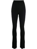 Suboo pantalon évasé Alfie à taille haute - Noir