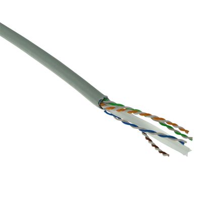 ACT FS6005 CAT6 F/UTP Massief PVC Eca 24AWG Grijs - 500 meter