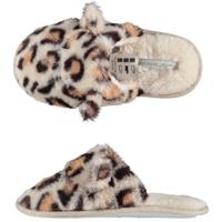 Instap sloffen/pantoffels - luipaard print - maat 31-32 - kinderen - meisjes slippers