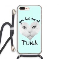 You had me at tuna: iPhone 7 PLUS Transparant Hoesje met koord