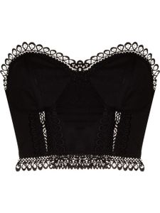 Charo Ruiz Ibiza haut bustier Lys - Noir