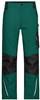 James & Nicholson JN832 Workwear Pants -STRONG- - Dark-Green/Black - 44