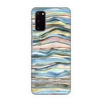 Watercolor Agate: Volledig geprint Samsung Galaxy S20 Hoesje