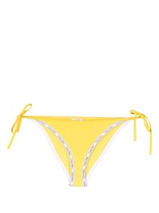 Calvin Klein bas de bikini à logo imprimé - Jaune